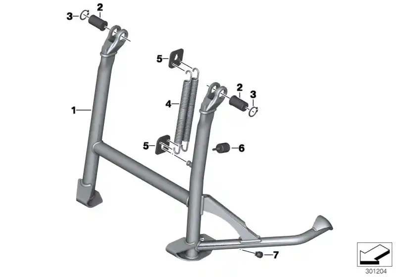 schéma BMW Tampon R1200 - 46527703598