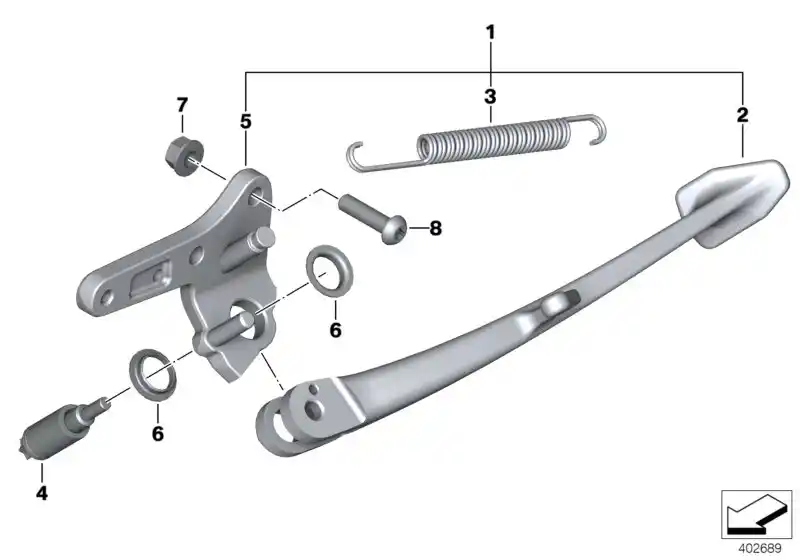 Schéma BMW 46537677057