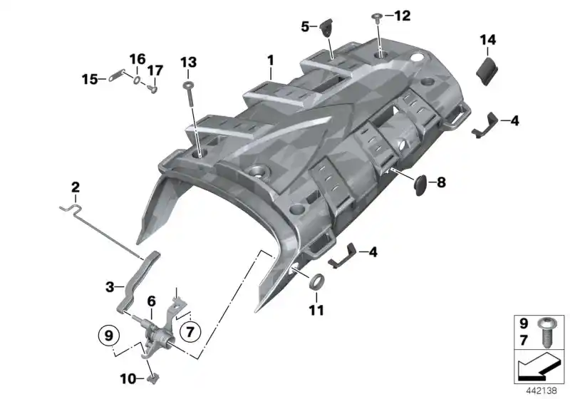 Schéma BMW 46547699645