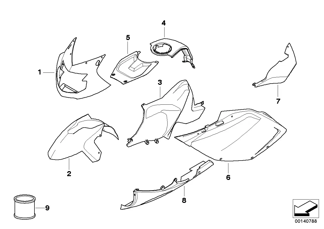 garde-boue avant - 46618555504
