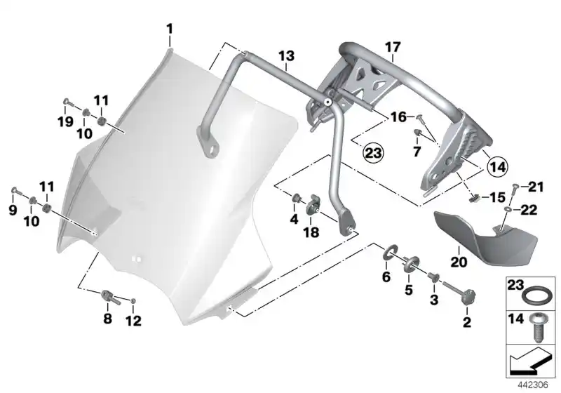 Schéma BMW 46637703196