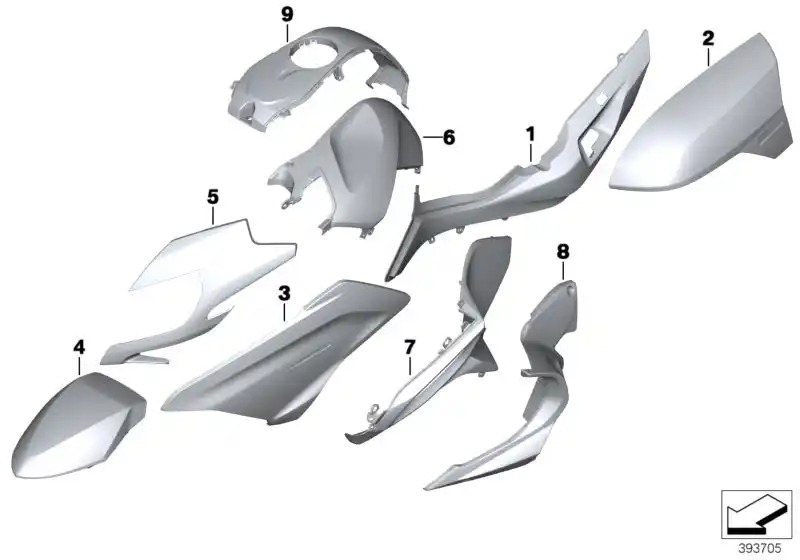 habillage projecteur de droite - 46638392410