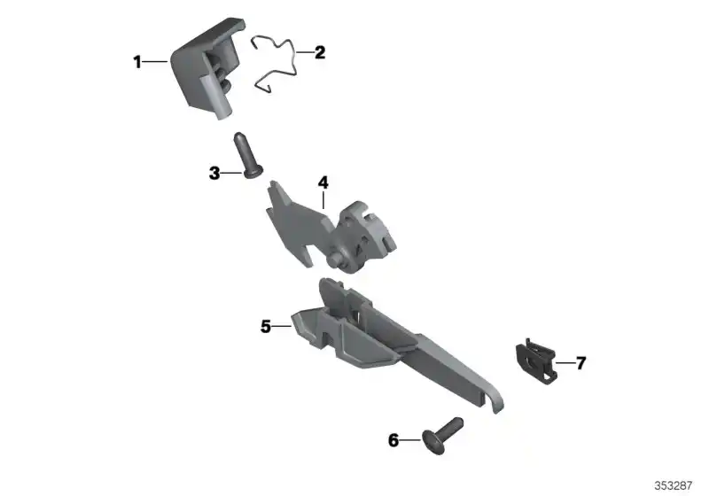 levier de commande coté gauche - 46638534641