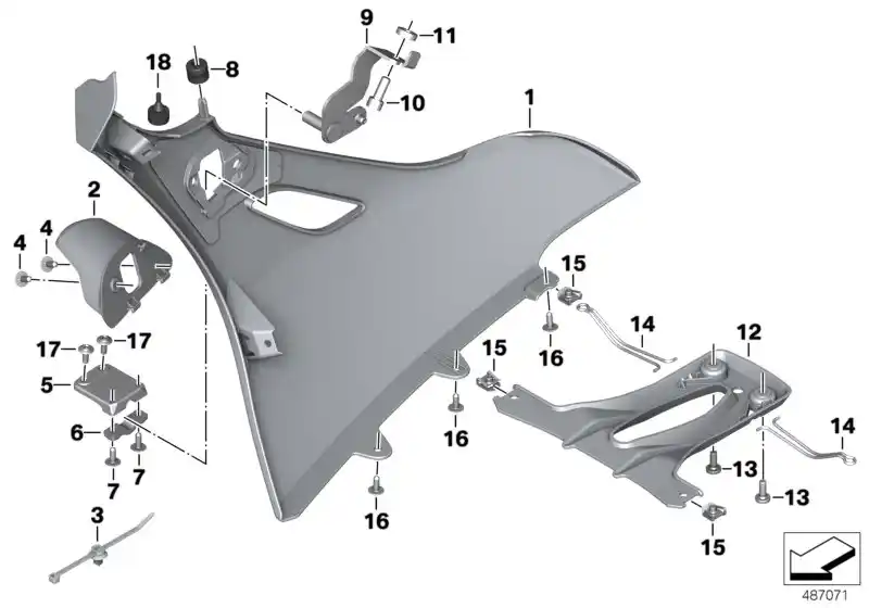 Schéma BMW 46638557420
