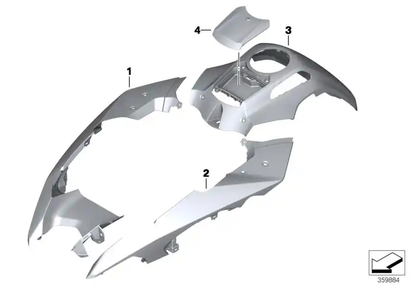 Couvercle R1200 - 46638560501