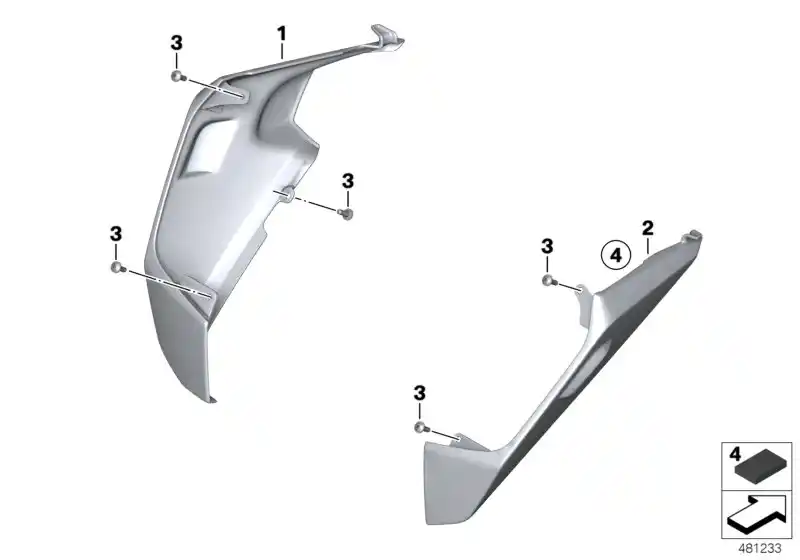 Protection pour pied droit - 46638568900