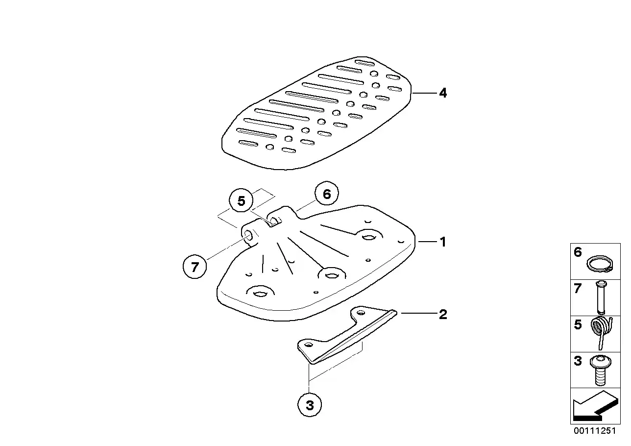 Schéma BMW 46717661508