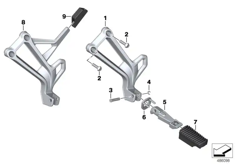 Schéma BMW 46717705653