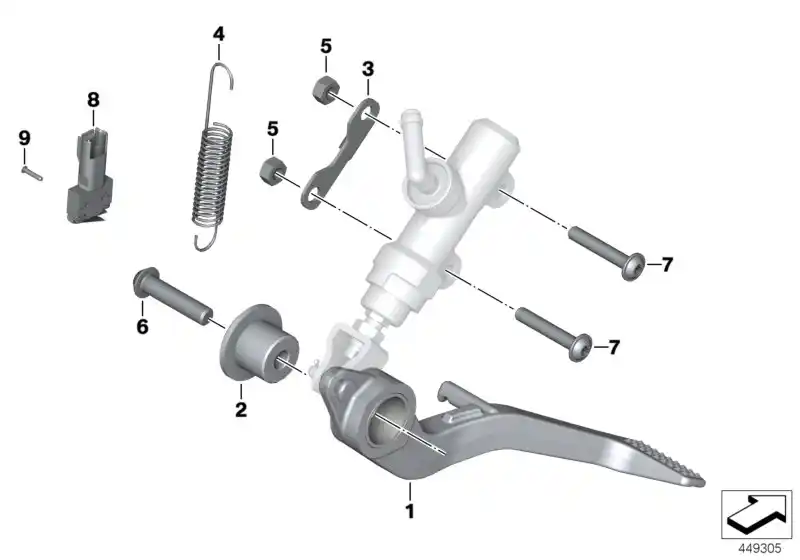 Schéma BMW 46717715511