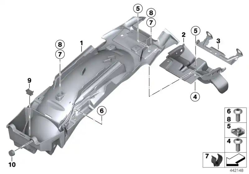 Schéma BMW 51161459064