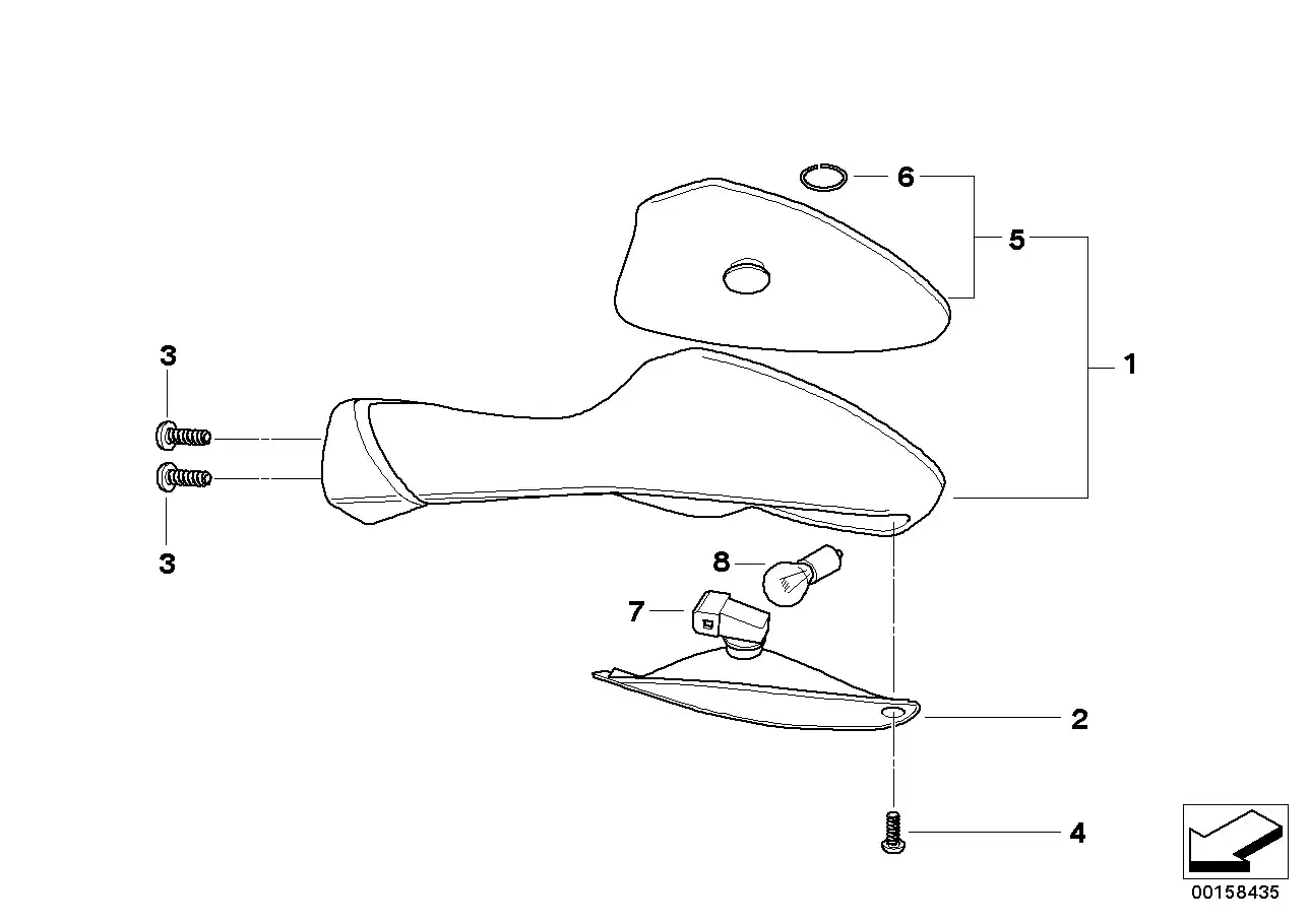 Schéma BMW 51167658996