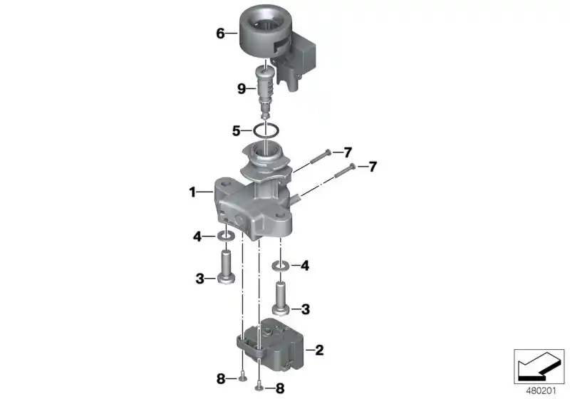 Schéma BMW 51257700072