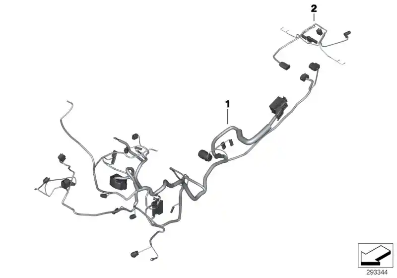 faisceau de cables principal - 61117696903