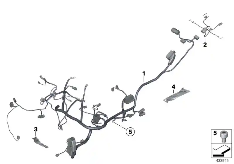 Faisceau de câbles principal - 61117712903