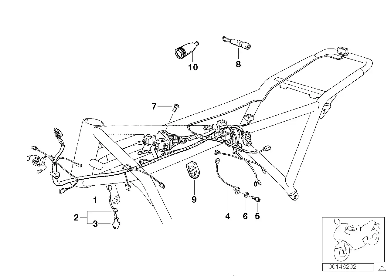 Schéma BMW 61121244577
