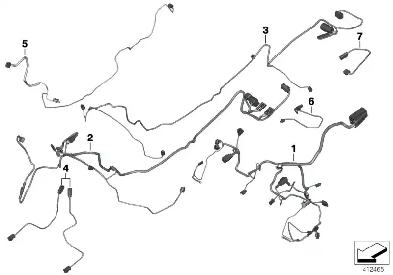 Schéma BMW 61127688147