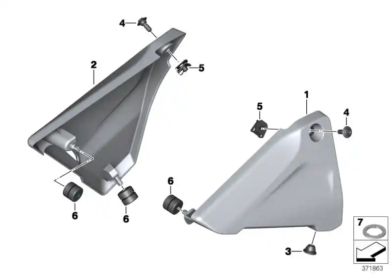 Schéma BMW 61138532186