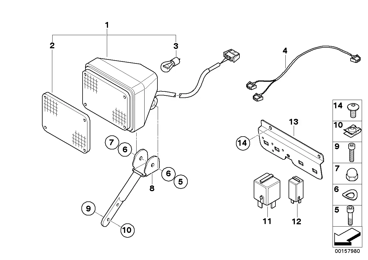Schéma BMW 61311244392