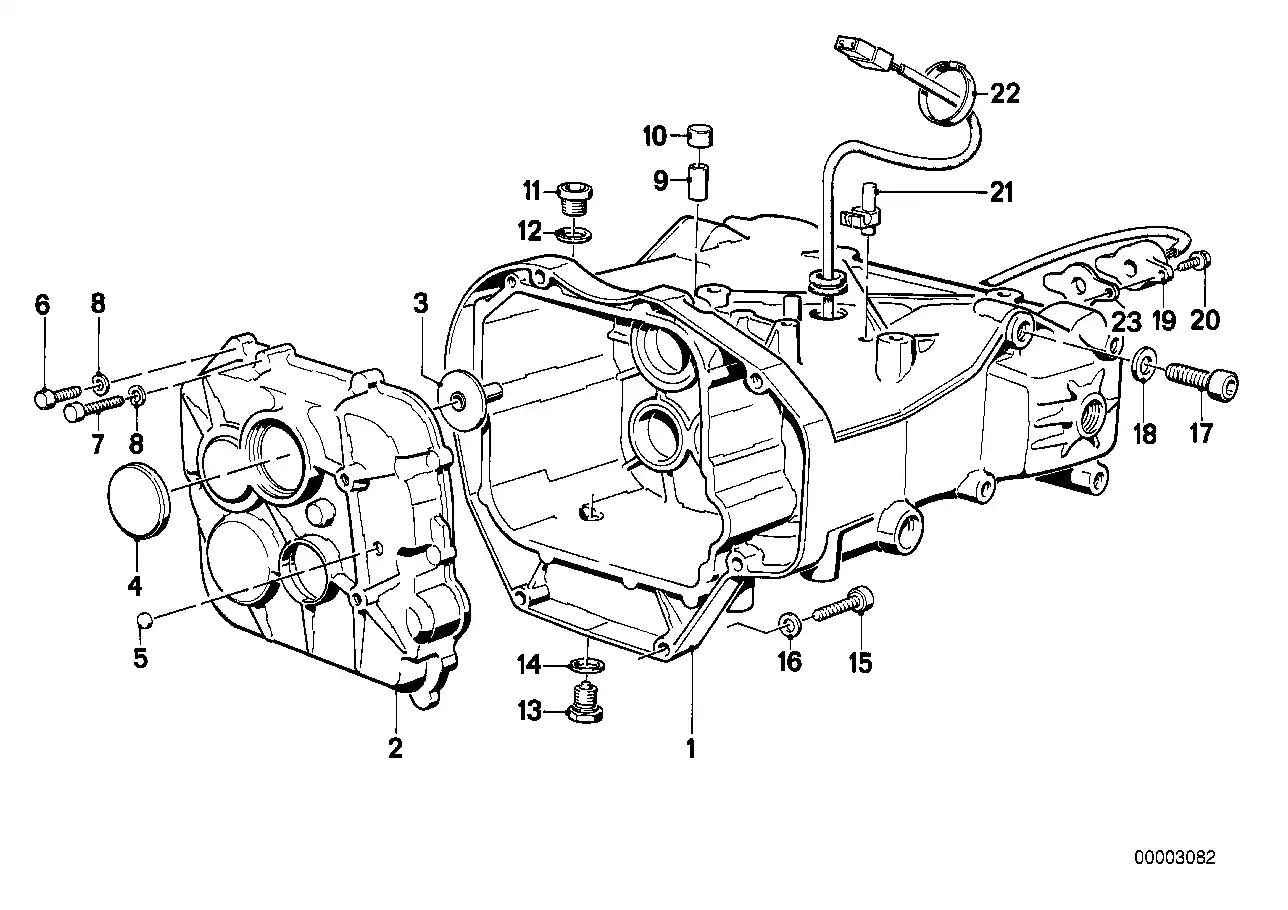 schéma BMW Capteur de vitesse enclenchée - 61311459593