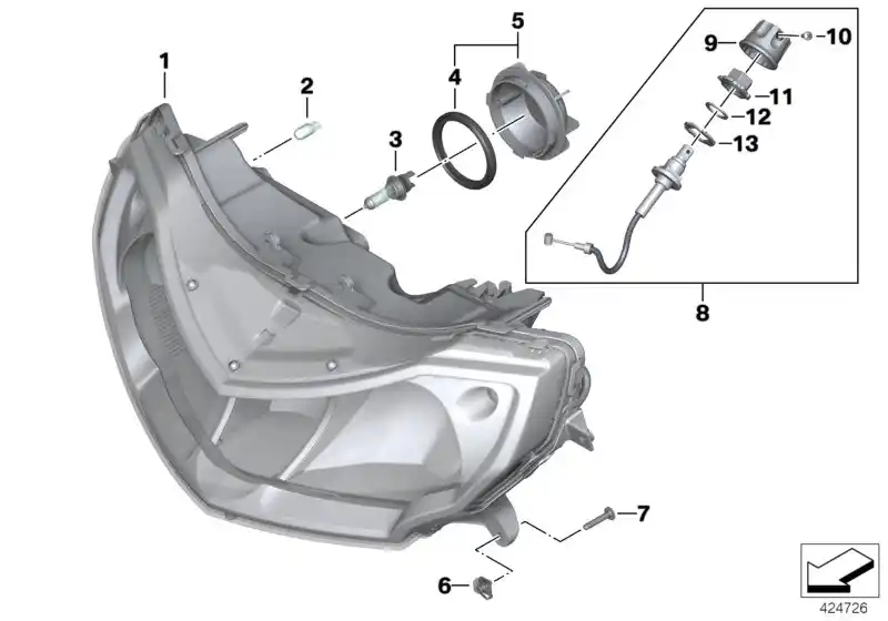Joint K1200, R850, R900,... - 63122306990