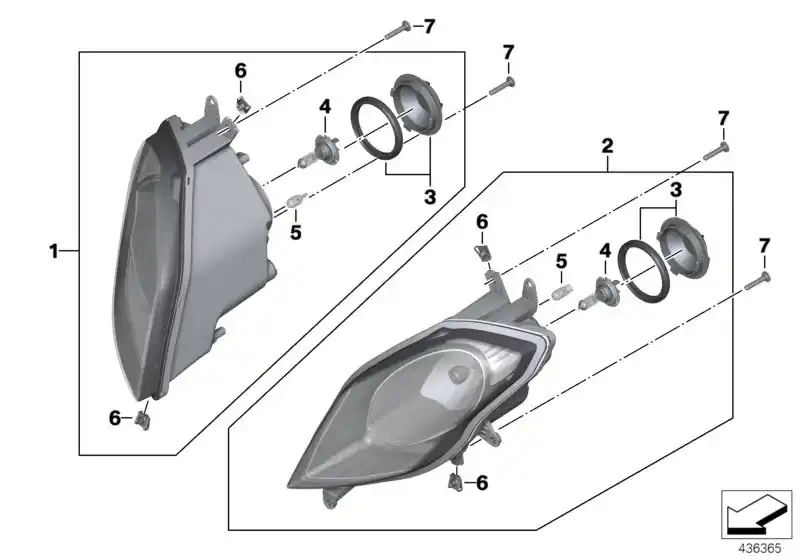 Schéma BMW 63128549851