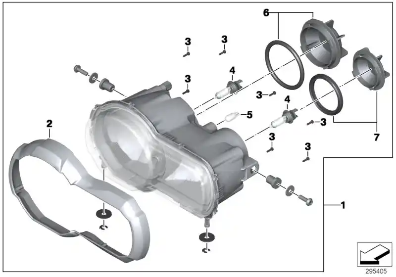 Schéma BMW 63218525100