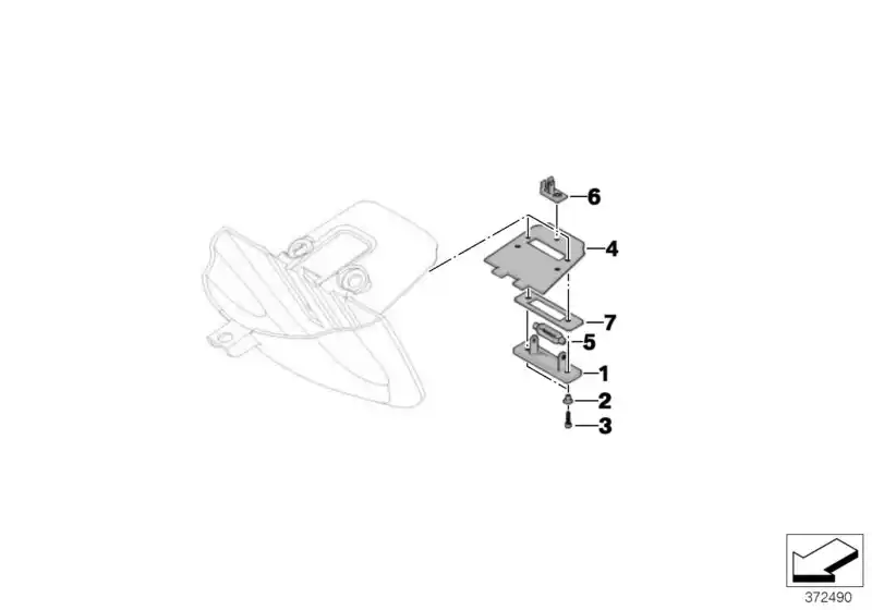 Schéma BMW 63262305659