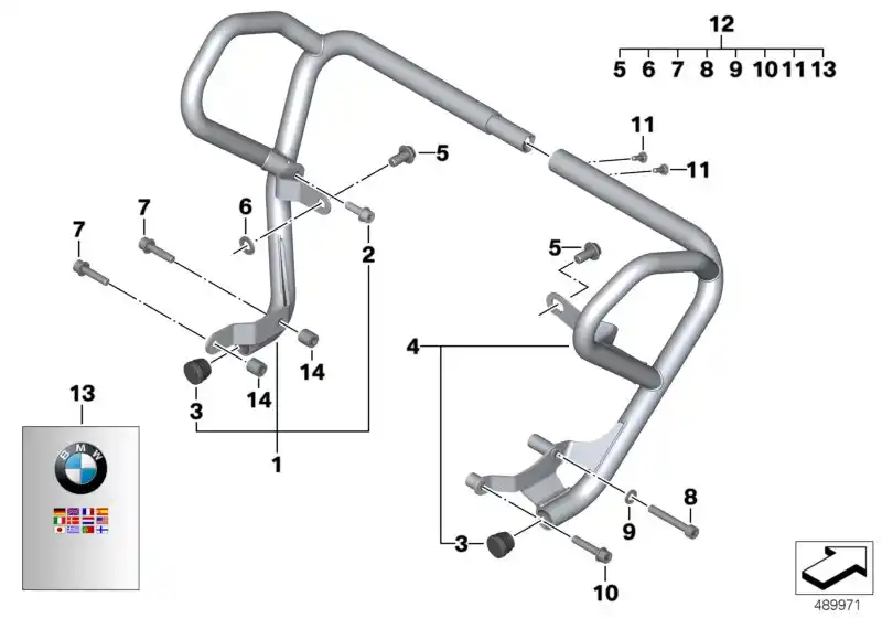 Schéma BMW 71607699437