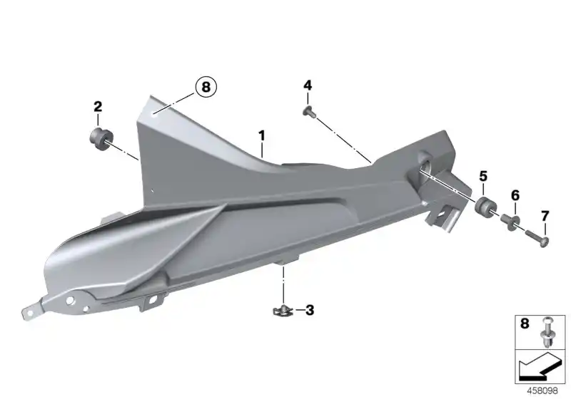 Schéma BMW 71607721275