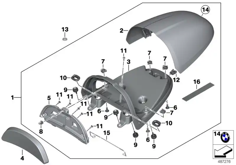 Bande de retenue couvercle... - 71608533904