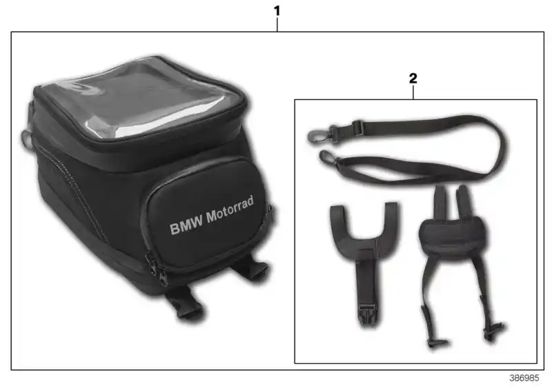 Fixation sac de réservoir - 77458556295