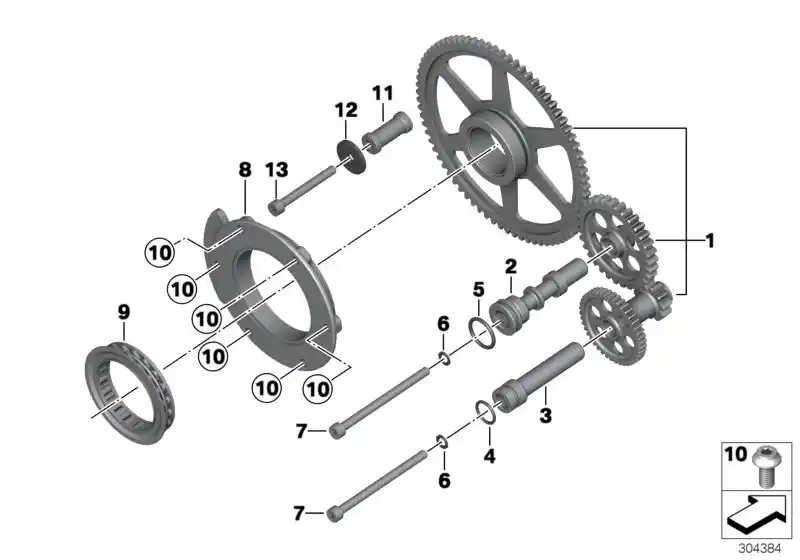 schéma BMW Frein filet fort F700, HP2, Sport, F800, HP4Race, A61, K75, K100, R45, R65, R850, R1100, R1200, NINE-T, G310, C1, K1HP4   BMW Mo - 83192210339