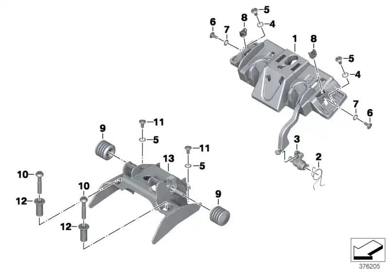 Verrouillage de selle R1200 - 52538533759