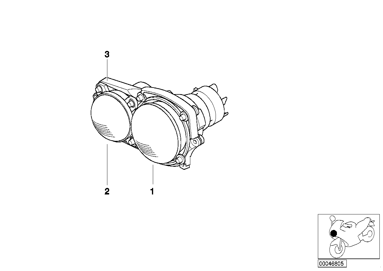 Projecteur feu-route sae -... - 63127671034