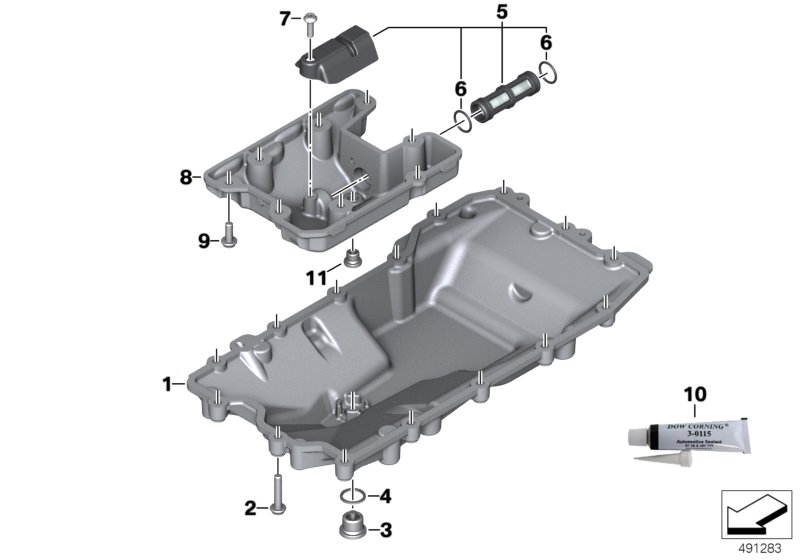 Schéma BMW 11138359126
