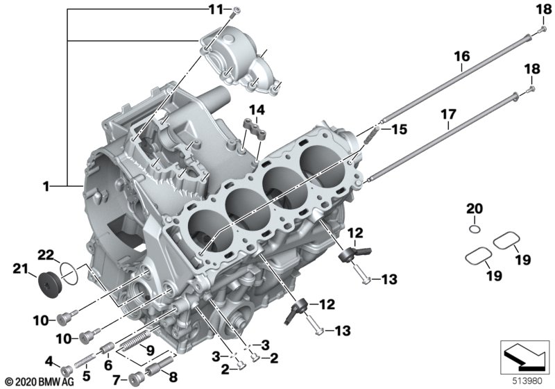 Schéma BMW 11418544983