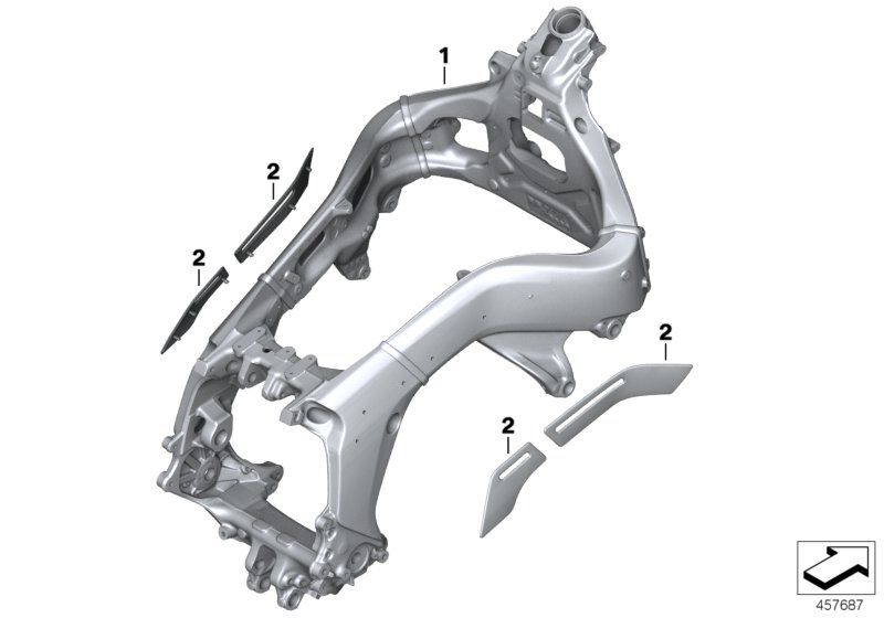 Schéma BMW 46518520775