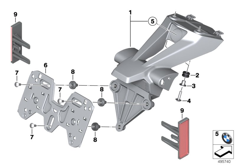 Schéma BMW 46628389030