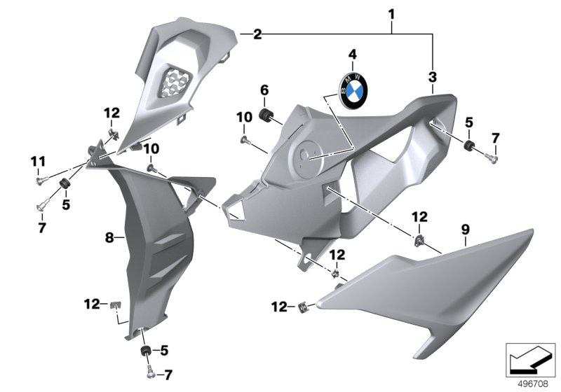 Schéma BMW 46638560323